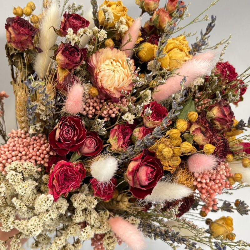 Closeup_pink_and_yellow_wedding_bouquet_roses_db Dbb001_3