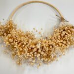 Decorative White And Beige Wreath