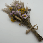 Delicate_purple_flowers_yellow_accents_dried_flower_birthday_flowers_bud_vase_