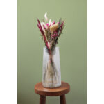 Pink_dried_flower_bouquet_in_glass_ribbed_vase_rb30
