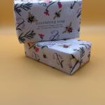 Small_nourishing_soap_bar_honey_scented_vegan_ dried flower arrangement