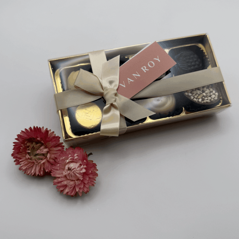 Belgian Chocolates Assortment dried flower arrangement